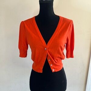 Old Navy Orange Cardigan